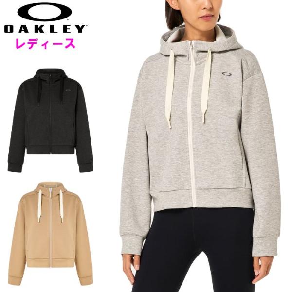 オークリー レディース フリースパーカー 女性用 アウター フード 長袖 ジャケット スポーツウェア...