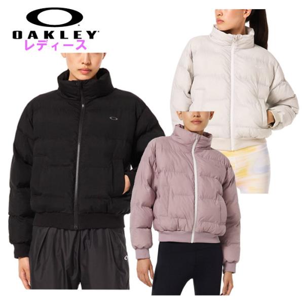 オークリー レディース 中綿ジャケット 女性 運動 スポーツ トレーニングウェア ショートブルゾン ...