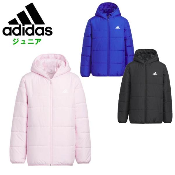 爆買 アディダス ジュニア パデッドジャケット ウインドブレーカー 子ども 小学生 防寒 運動 スポ...