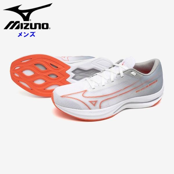 ミズノ ランニングシューズ ウエーブリベリオンソニック2 メンズ シューズ マラソン 駅伝 長距離 ...