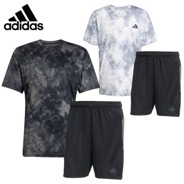 爆買 アディダス メンズ 上下セット 半袖 シャツ ハーフパンツ プラクティスウェア 運動 スポーツ...