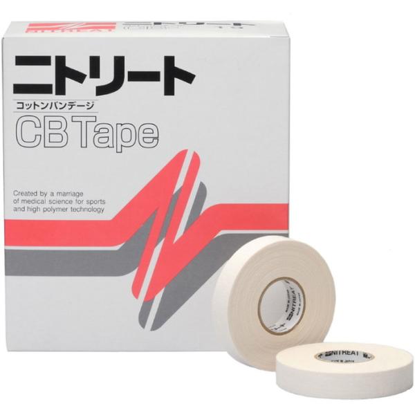 ニトリート CBテープ 13mm×12m 24巻 テーピング 非伸縮タイプ スポーツ 指 ひざ 足首...