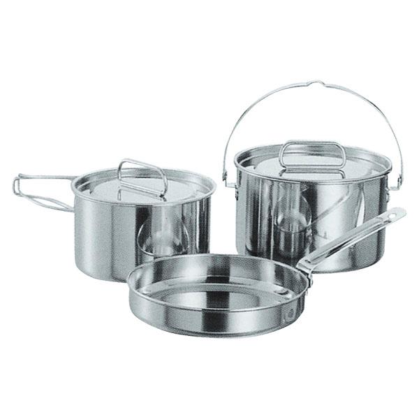 キャプテンスタッグ ラグナステンレスクッカーMセット M-5530 キャンプ アウトドア レジャー ...