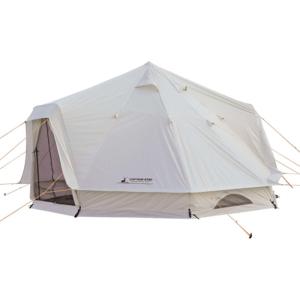 キャプテンスタッグ CSクラシックス ワンポールテント D×オクタゴン400UV キャンプ アウトド...