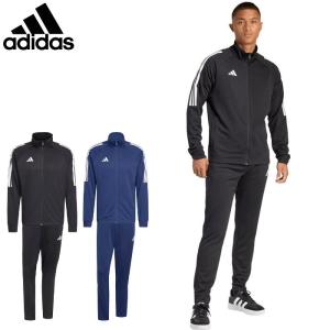 爆買 アディダス メンズ ジャージ上下セット スポーツウェア サッカー トレーニング 運動 セットアップ スポーティー スリムフィット 速乾性 adidas TP149｜ファンスポーツ