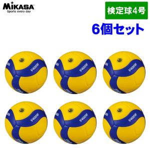 Mikasa V300W バレーボール FIVB承認 R☆様限定 MIKASA（ミカサ） MIKASA V300W ×6 バレー5号 国際公認球 黄/青