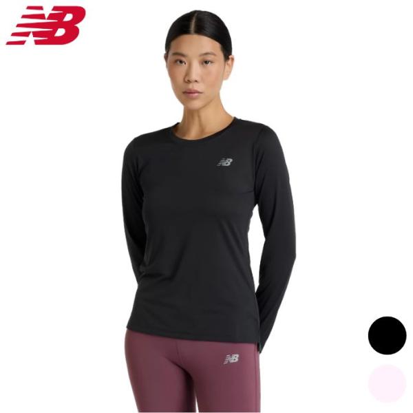 ニューバランス レディース 長袖Tシャツ ロングスリーブ ランニング ジョギング スポーツウェア 運...