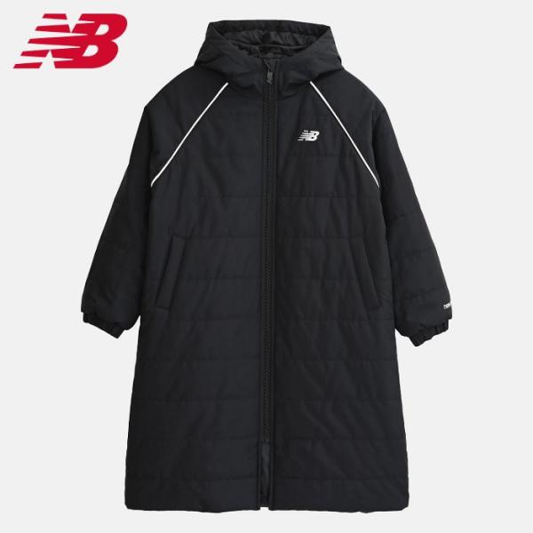 爆買 ニューバランス ジュニア ロングコート 部活 チーム 子ども キッズ ベンチコート 運動 スポ...
