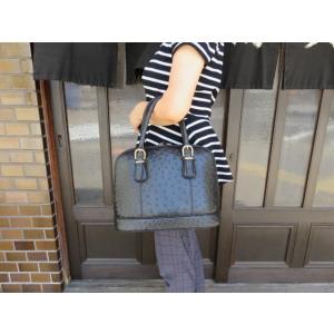 GZ 人気 本物 オーストリッチ ハンドバッグ トートバッグ 36cm 本革