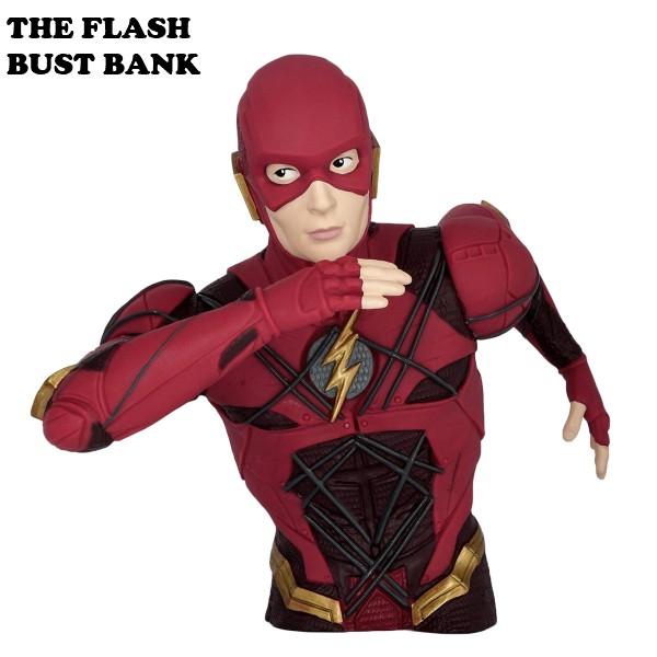 バストバンク THE フラッシュ フィギュア 貯金箱 THE FLASH DC コミック アメコミ ...