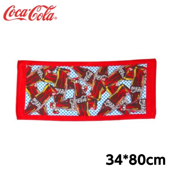 コカ・コーラ タオル ボトル  フェイスタオル コカコーラ グッズ coca cola アメリカン雑...