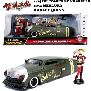 Jada ミニカー 1/24 JADATOYS ハーレイクインフィギア付きのミニカー