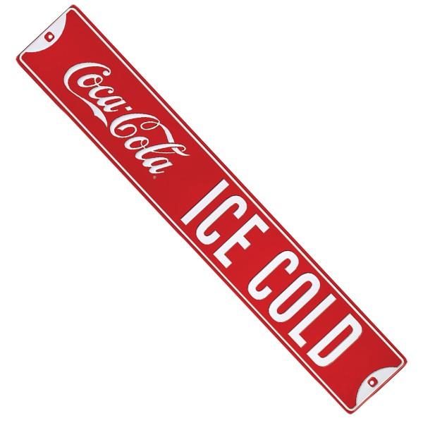 コカコーラ 看板 アメリカン ガレージ エンボスメタルサイン Coke Ice Cold St.  ...