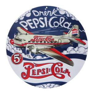 ペプシ 看板 PEPSI DC3 アメリカン雑貨 ペプシ ブリキ看板 アメ雑 アメリカ雑貨 ガレージ｜funandfunny