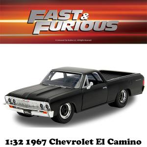 ワイルドスピード ミニカー 1:32 シボレー エルカミーノ JADA TOYS 1967 CHEVROLET EL CAMINO ワイルドスピード グッズ 車 セット ダイキャストカー 1/32