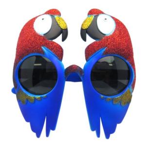 鳥 サングラス インコ メガネ 仮装 コスプレ 大人 眼鏡 おもしろ 動物 トリ とり めがね 衣装 面白サングラス パーティー グッズ  ハロウィン コンサート