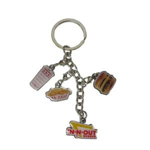 IN-N-OUT BURGER / インアンドアウトバーガー CHARM KEY CHAIN / チャームキーチェーン /【 アメリカ 】 ハンバーガー｜funandfunny