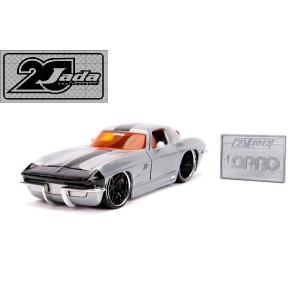 JADATOYS 20th Anniversary  20周年記念シリーズ1/24　ミニカー LOPRO "1963 CHEVY CORVETTE STING RAY" ジェイダトイズ ロープロ 1963 コルベットス｜funandfunny