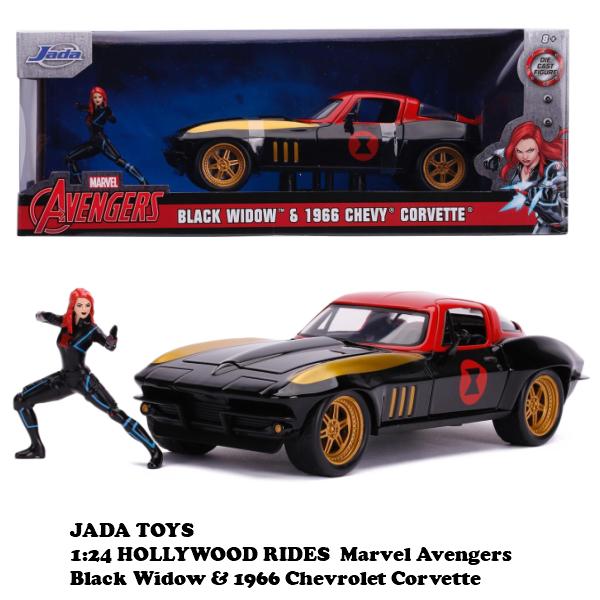 JADATOYS 1/24 MARVEL AVENGERS 1966 CHEVY CORVETTE ...