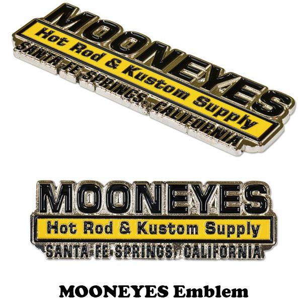 ムーンアイズ 車 エンブレム ステッカー 両面テープ付き MOONEYES 車用品 カー用品 アクセ...