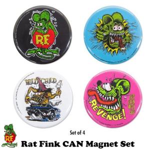 MOONEYES ラット フィンク Rat Fink CAN マグネット セット(4個セット