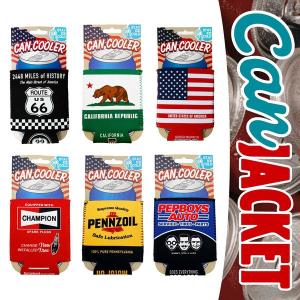 アメリカン 缶ホルダー 保冷 350ml 布 ...の詳細画像1