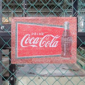 コカコーラ 看板 コカコーラ グッズ ブリキ看...の詳細画像1