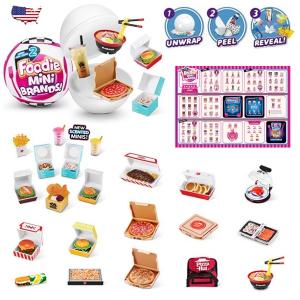 zuru おもちゃ カプセルトイ ミニチュア ガチャガチャ ZURU 5 SURPRISE FOODIE MINI BRANDS Serise 2 食品 アメトイ ミニチュア雑貨 アメリカ雑貨