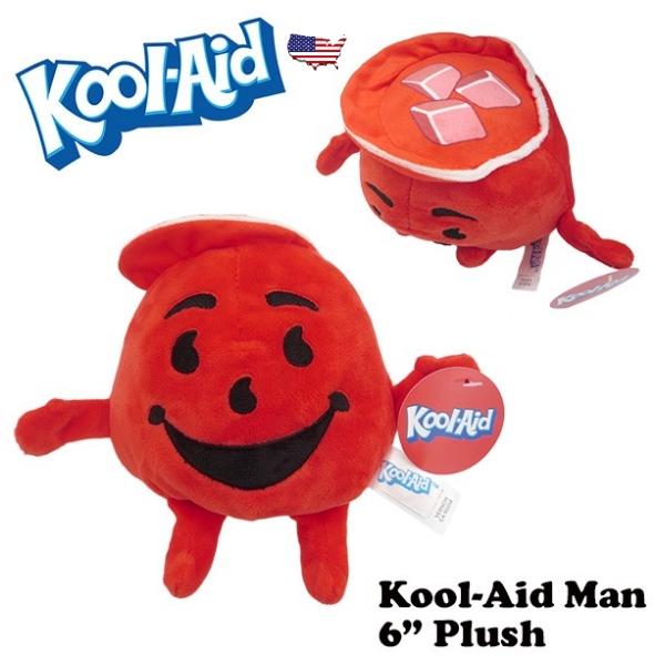 クール・エイド マン ぬいぐるみ ６インチ クールエイド プラッシュ KOOL AID MAN ぬい...