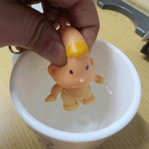 ウォーターガン ベイビー キーチェーン Bub...の詳細画像1