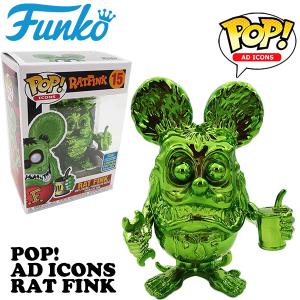 ファンコPOP! ラットフィンク フィギュア メタリックグリーン 約H110mm ファンコ RAT FINK 緑 キャラクター アメトイ アメリカン雑貨｜funandfunny