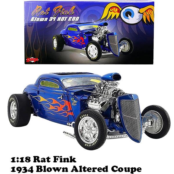 ミニカー 1/18 ラットフィンク ダイキャストカー ACME 1/18 Rat Fink 1934...