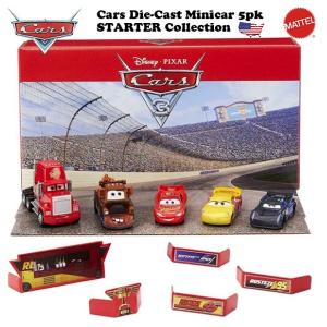 マテル カーズ 3  おもちゃ 1/55 ミニカー５台付きのシチュエーションセット 輸入 人気 MATTEL 1:55 DISNEY PIXAR CARS 3 PISTON CUP SET アメトイ｜funandfunny