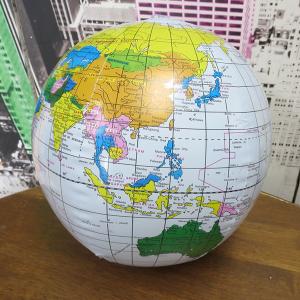 地球儀 ビーチボール 直径 25cm 地球儀ボ...の詳細画像4