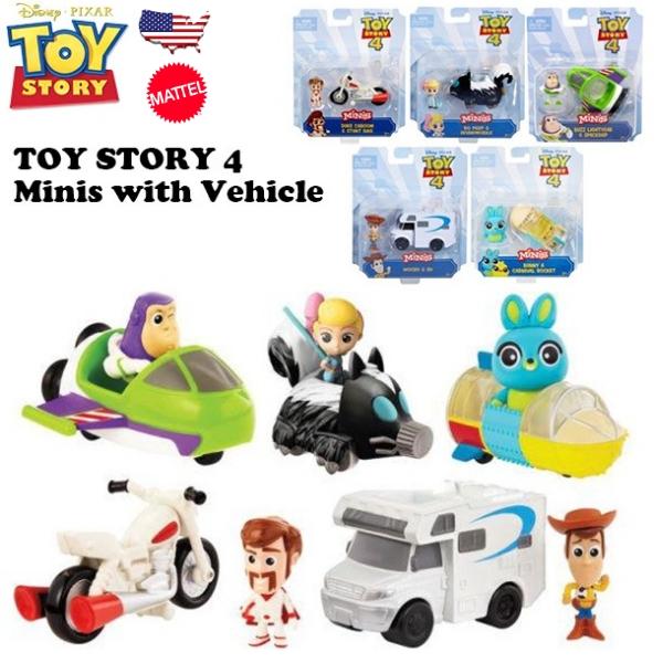 マテル トイストーリー 4 フィギュア ミニカー おもちゃ MATTEL TOY STORY 4 M...