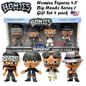 OMIES ホーミーズ BIG HEADZ フィギュア 4体セット Series 4 アメトイ