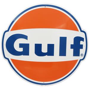 ブリキ看板 アメリカン 大型 GULF OIL...の詳細画像1