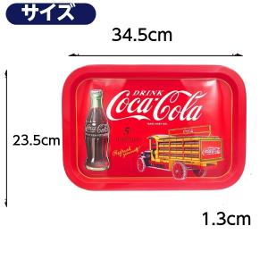 コカコーラ グッズ レクタングル ティン トレ...の詳細画像1