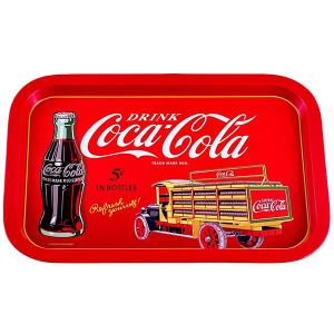 コカコーラ グッズ レクタングル ティン トレ...の詳細画像2