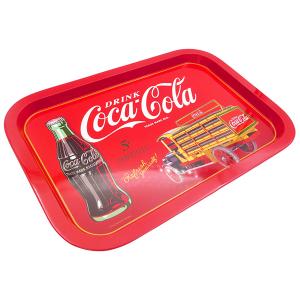 コカコーラ グッズ レクタングル ティン トレ...の詳細画像4