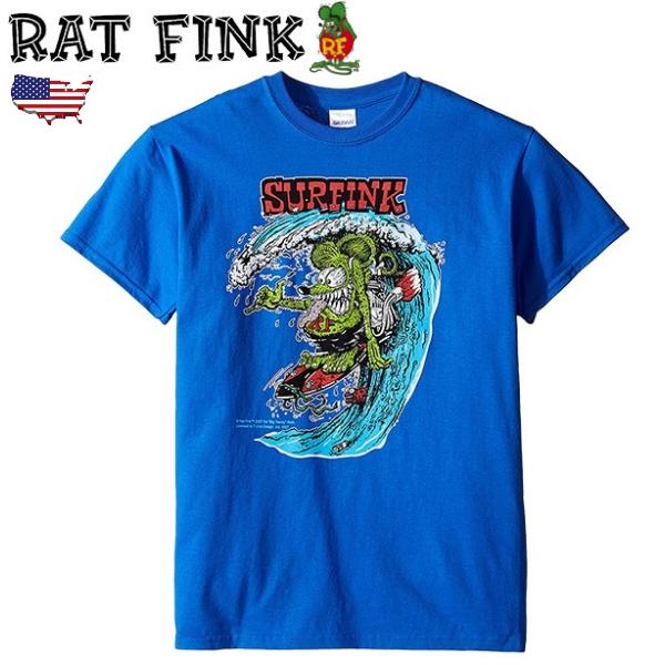 ラットフィンク Tシャツ RAT FINK SURFINK メンズ アメカジ 大きいサイズ 綿100...