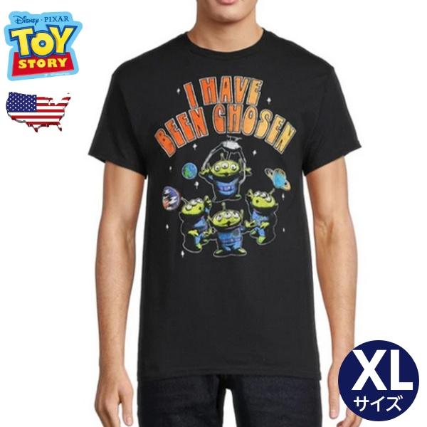 トイストーリー Tシャツ エイリアン キャラクター メンズ 半袖 アメリカン XLサイズ ブラック ...