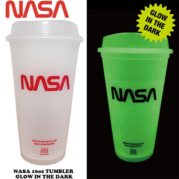 NASA 蓄光 タンブラー 蓋付き 455ml プラスチック おしゃれ 割れにくい グローインザダー...