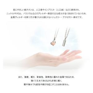 クオーレ 『ローズ』 チタン 遺骨ペンダント ...の詳細画像1