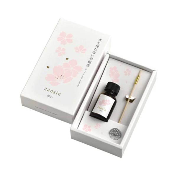 火を使わないお線香　残心 リードスティック 香立入 お香 線香 心地よい 香り インセンス おしゃれ...