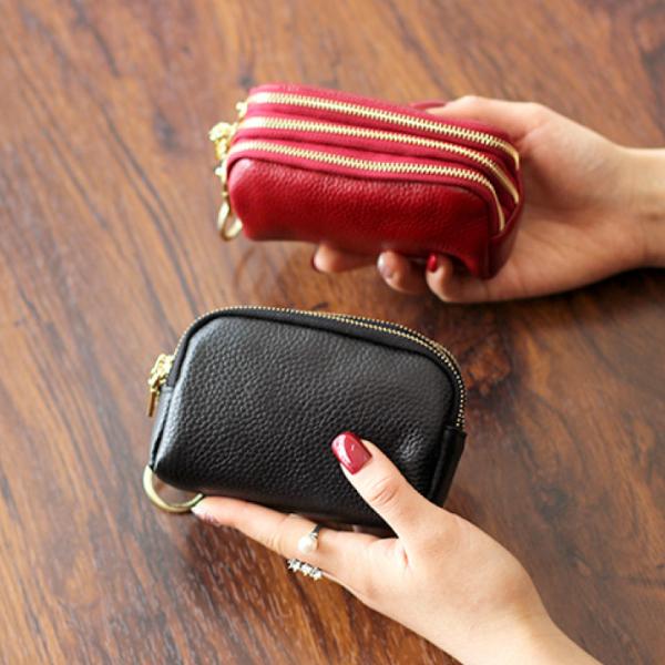 小銭入れ コインケース レザー 本革コインケース 牛革 ソフトレザー 多機能タイプ コンパクト財布 ...
