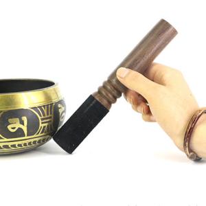 シンギングボウル 7メタル 約13cm A 音浄化 ヨガ 瞑想 癒し 梵字文様