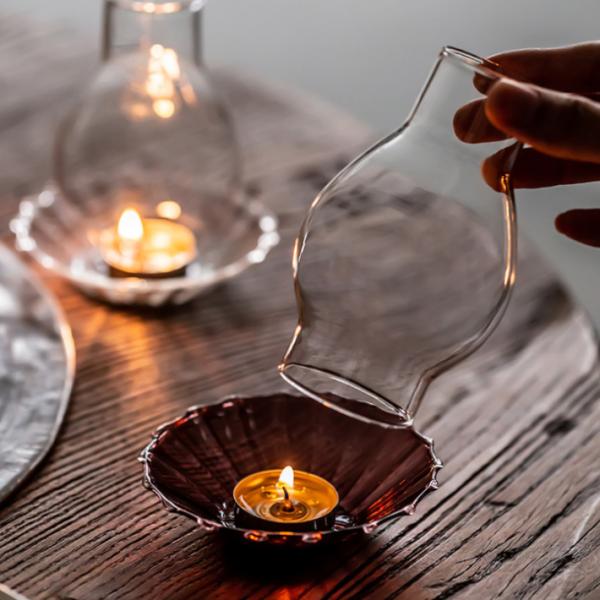 キャンドルホルダー ランタン ガラス 北欧 ナチュラルな暮らし おしゃれ シンプルライフ 優しい日常...