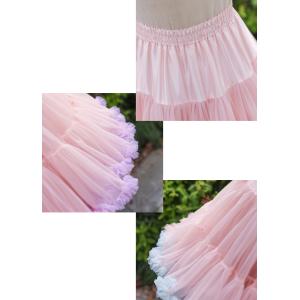 レインボーパニエ 虹色パニエ パニエ 45cm...の詳細画像3