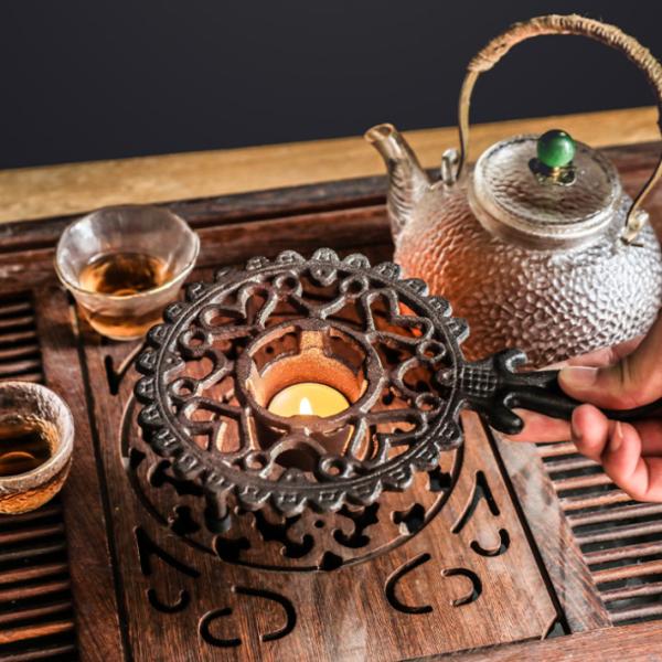 キャンドルウォーマー ティーウォーマー 丸形タイプ お料理保温 鍋敷きにも 丁寧な暮らし ティーポッ...